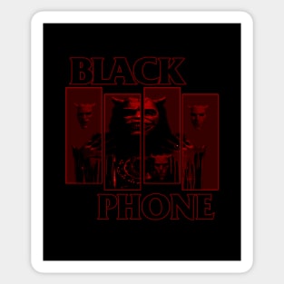 Black Phone Sticker